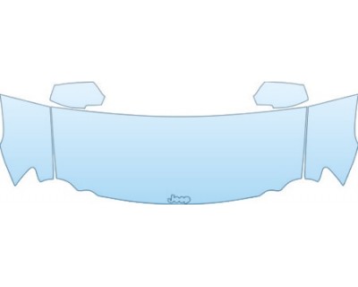 2006 JEEP GRAND CHEROKEE SRT8  Hood Fender Mirror Kit - PRECUT PPF CLEAR BRA WRAP