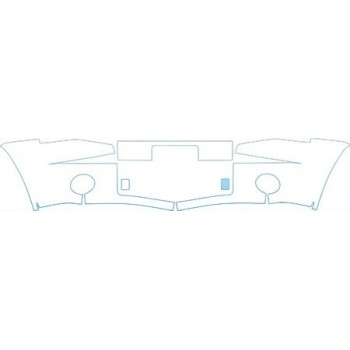 PAINT PROTECTION KIT - 2009 JEEP COMPASS LIMITED BUMPER (PLATE CUT OUT) KIT - PRECUT PPF CLEAR BRA WRAP