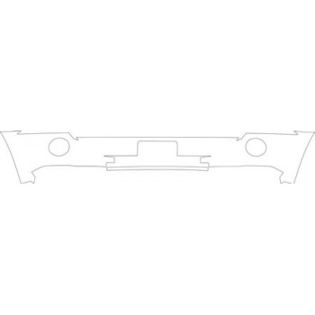 2009 JEEP PATRIOT SPORT  Bumper With Plate Cut Out Kit