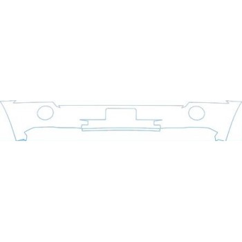 PAINT PROTECTION KIT - 2009 JEEP PATRIOT SPORT BUMPER WITH PLATE CUT OUT KIT - PRECUT PPF CLEAR BRA WRAP