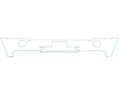 2010 JEEP PATRIOT SPORT  Bumper With Plate Cut Out Kit