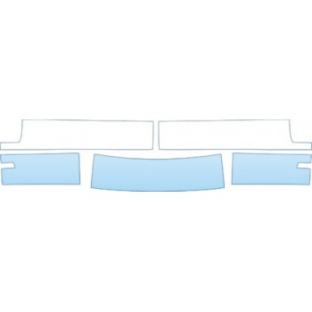 PAINT PROTECTION KIT - 2002 KIA RIO DOOR SILL- BUMPER REAR - PRECUT PPF CLEAR BRA WRAP