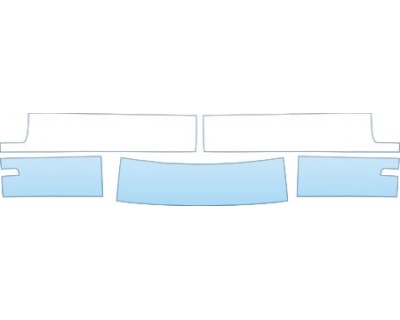 PAINT PROTECTION KIT - 2003 KIA RIO DOOR SILL- BUMPER REAR - PRECUT PPF CLEAR BRA WRAP
