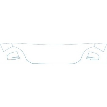 PAINT PROTECTION KIT - 2003 KIA RIO HOOD FENDER MIRROR - PRECUT PPF CLEAR BRA WRAP