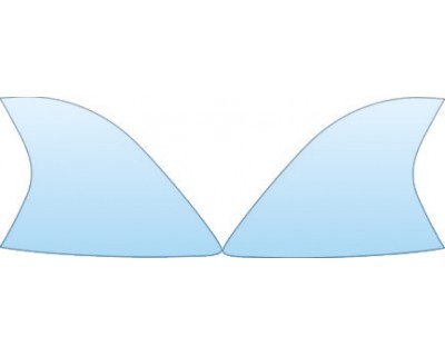 2003 KIA RIO  HEADLIGHTS - PRECUT PPF CLEAR BRA WRAP