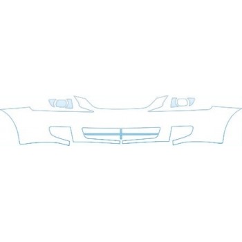 PAINT PROTECTION KIT - 2004 KIA RIO BUMPER KIT - PRECUT PPF CLEAR BRA WRAP