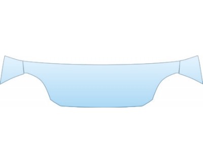 PAINT PROTECTION KIT - 2004 KIA RIO HOOD FENDER KIT - PRECUT PPF CLEAR BRA WRAP