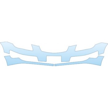 PAINT PROTECTION KIT - 2011 KIA RIO 5 BUMPER KIT - PRECUT PPF CLEAR BRA WRAP