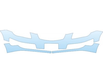 PAINT PROTECTION KIT - 2009 KIA RIO BASE BUMPER KIT - PRECUT PPF CLEAR BRA WRAP