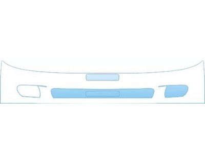 PAINT PROTECTION KIT - 2002 KIA SPECTRA GSX BUMPER GRILLE EXTD. - PRECUT PPF CLEAR BRA WRAP