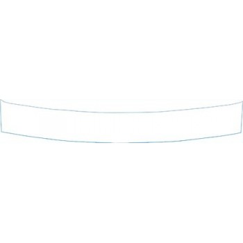 PAINT PROTECTION KIT - 2002 KIA SPECTRA GSX REAR BUMPER (LUGGAGE LOADING AREA) - PRECUT PPF CLEAR BRA WRAP