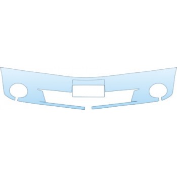 PAINT PROTECTION KIT - 2003 KIA SPECTRA LS BUMPER - PRECUT PPF CLEAR BRA WRAP