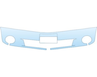 PAINT PROTECTION KIT - 2003 KIA SPECTRA LS BUMPER - PRECUT PPF CLEAR BRA WRAP
