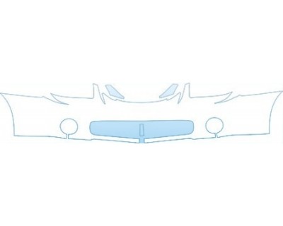 PAINT PROTECTION KIT - 2004 KIA SPECTRA BUMPER - PRECUT PPF CLEAR BRA WRAP