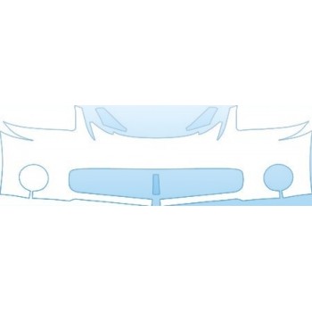 PAINT PROTECTION KIT - 2004 KIA SPECTRA EASY BUMPER (LESS COVERAGE) - PRECUT PPF CLEAR BRA WRAP