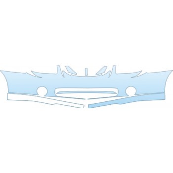 PAINT PROTECTION KIT - 2004 KIA SPECTRA SX SPECTRA SX BUMPER KIT - PRECUT PPF CLEAR BRA WRAP