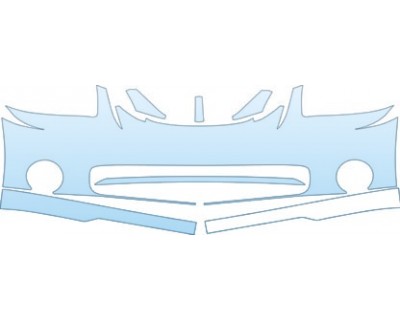 PAINT PROTECTION KIT - 2004 KIA SPECTRA SX SPECTRA SX BUMPER KIT - PRECUT PPF CLEAR BRA WRAP
