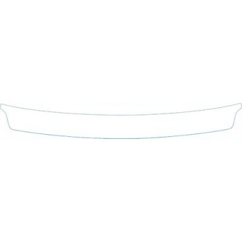 PAINT PROTECTION KIT - 2004 KIA SPECTRA 5 REAR BUMPER DECK KIT - PRECUT PPF CLEAR BRA WRAP