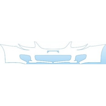 PAINT PROTECTION KIT - 2007 KIA SPECTRA LX BUMPER KIT - PRECUT PPF CLEAR BRA WRAP