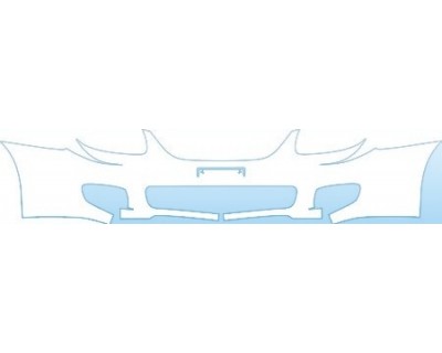 PAINT PROTECTION KIT - 2007 KIA SPECTRA EX BUMPER KIT - PRECUT PPF CLEAR BRA WRAP