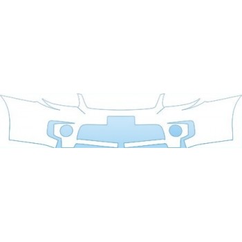 PAINT PROTECTION KIT - 2007 KIA SPECTRA 5 BUMPER WITH PLATE CUT OUT KIT - PRECUT PPF CLEAR BRA WRAP
