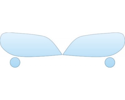 2004 KIA SEDONA  Headlights Fog Lights Kit - PRECUT PPF CLEAR BRA WRAP