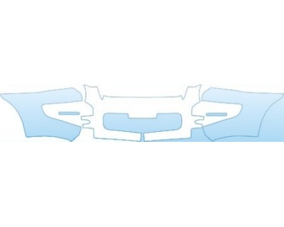 PAINT PROTECTION KIT - 2006 KIA SPORTAGE LX BUMPER KIT - PRECUT PPF CLEAR BRA WRAP