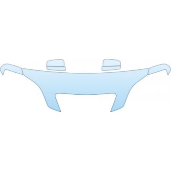 2005 KIA SORENTO EX  Hood Fender Mirror Kit - PRECUT PPF CLEAR BRA WRAP