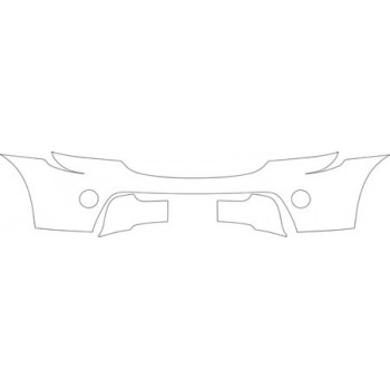 2010 KIA SORENTO LX  Bumper With Plate Cut Out Kit
