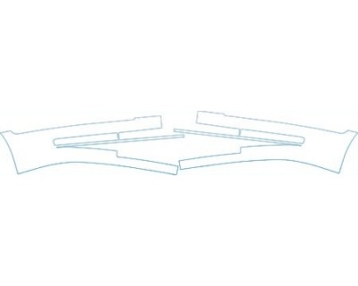 PAINT PROTECTION KIT - 2004 KIA AMANTI LOWER BUMPER KIT - PRECUT PPF CLEAR BRA WRAP