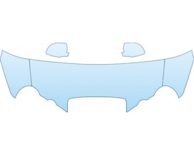 PAINT PROTECTION KIT - 2004 KIA AMANTI HOOD FENDER MIRROR KIT - PRECUT PPF CLEAR BRA WRAP