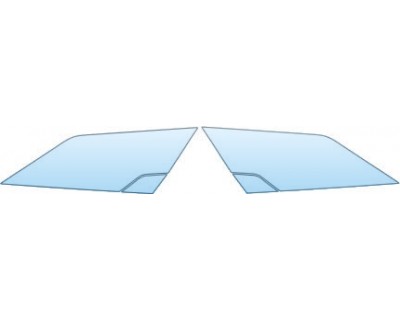 Precut PPF Kit – Clear Bra Paint Protection Film 2009 LAMBORGHINI GALLARDO LP-560-4 Headlights Kit - PRECUT PPF CLEAR BRA WRAP