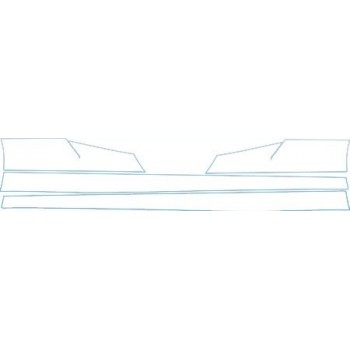 PAINT PROTECTION KIT - 2011 LAMBORGHINI GALLARDO BASE  ROCKERS KIT - PRECUT PPF CLEAR BRA WRAP