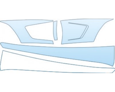 PAINT PROTECTION KIT - 2008 LAMBORGHINI MURCIELAGO LP640 ROCKERS KIT - PRECUT PPF CLEAR BRA WRAP