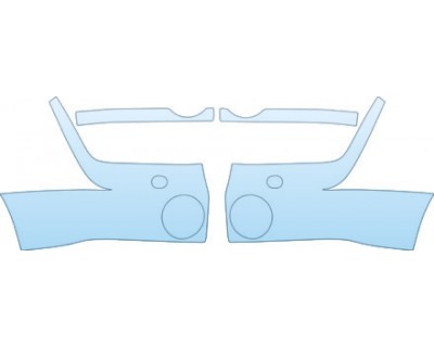 PAINT PROTECTION KIT - 2003 LAND ROVER DISCOVERY II BUMPER - PRECUT PPF CLEAR BRA WRAP