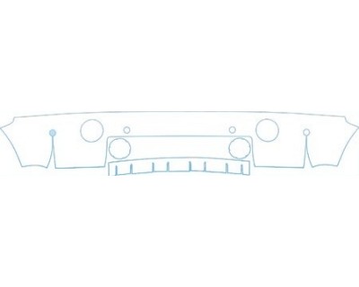 PAINT PROTECTION KIT - 2003 LAND ROVER RANGE ROVER BUMPER - PRECUT PPF CLEAR BRA WRAP