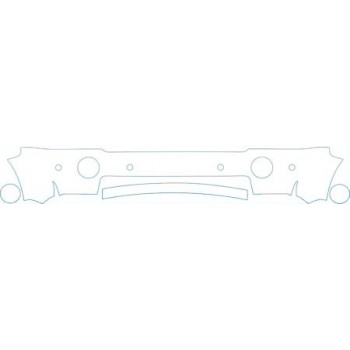 PAINT PROTECTION KIT - 2009 LAND ROVER RANGE ROVER SUPERCHARGED BUMPER WITH SENSORS KIT - PRECUT PPF CLEAR BRA WRAP