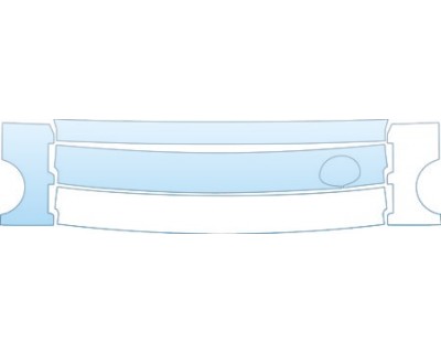 PAINT PROTECTION KIT - 2009 LAND ROVER LR-3 HSE GRILLE KIT - PRECUT PPF CLEAR BRA WRAP