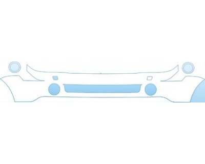 PAINT PROTECTION KIT - 2009 LAND ROVER RANGE ROVER SPORT SUPERCHARED BUMPER WITH WASHERS KIT - PRECUT PPF CLEAR BRA WRAP