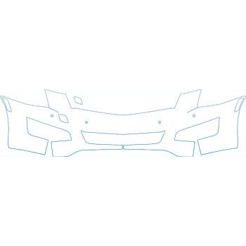 PAINT PROTECTION KIT - 2013 CADILLAC ATS SEDAN 2.0L TURBO PREMIUM BUMPER(WITH SENSORS) KIT - PRECUT PPF CLEAR BRA WRAP