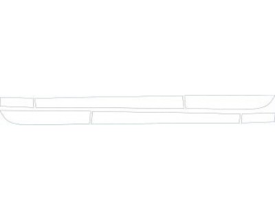 PAINT PROTECTION KIT - 2013 CADILLAC ATS SEDAN 2.0L TURBO PREMIUM DOORS KIT - PRECUT PPF CLEAR BRA WRAP