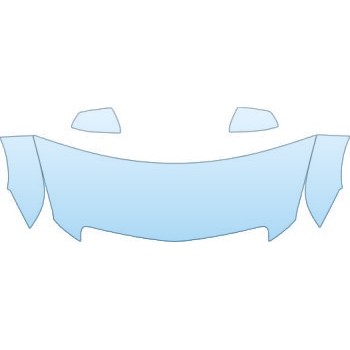 PAINT PROTECTION KIT - 2013 CADILLAC ATS SEDAN 3.6L LUXURY HOOD FENDER MIRRORS KIT - PRECUT PPF CLEAR BRA WRAP