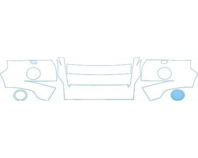PAINT PROTECTION KIT - 2010 LAND ROVER LR2 HSE  BUMPER KIT - PRECUT PPF CLEAR BRA WRAP