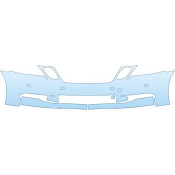 PAINT PROTECTION KIT - 2006 LEXUS GS 300 BUMPER WITH SENSORS KIT - PRECUT PPF CLEAR BRA WRAP
