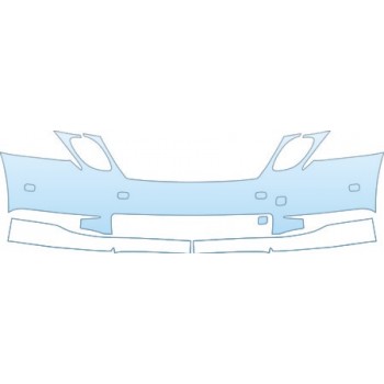 PAINT PROTECTION KIT - 2007 LEXUS GS 450H BUMPER WITH SENSORS KIT - PRECUT PPF CLEAR BRA WRAP