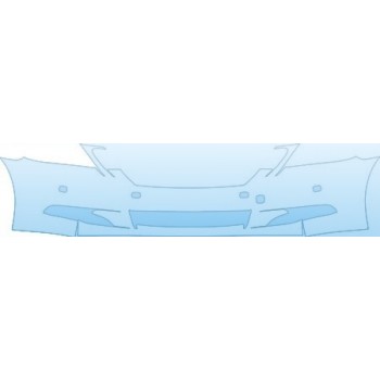 PAINT PROTECTION KIT - 2009 LEXUS GS 460 BUMPER WITH SENSORS KIT - PRECUT PPF CLEAR BRA WRAP