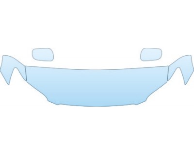 PAINT PROTECTION KIT - 2003 LEXUS IS HOOD FENDER AND MIRROR . KIT - PRECUT PPF CLEAR BRA WRAP