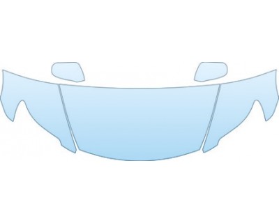 2007 LEXUS LS 460 BASE Hood Fender Mirror Kit - PRECUT PPF CLEAR BRA WRAP