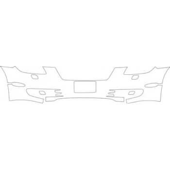 2009 LEXUS SC 430 Bumper (with Washers And Plate Cut Out) Kit