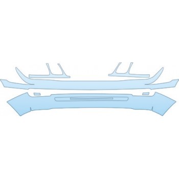 PAINT PROTECTION KIT - 2005 LEXUS LX 430 BUMPER KIT - PRECUT PPF CLEAR BRA WRAP